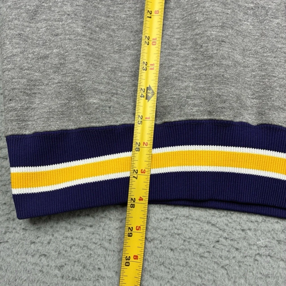 Vintage Minnesota Vikings Sweatshirt Mens Large Gray Russell Athletic USA 90s